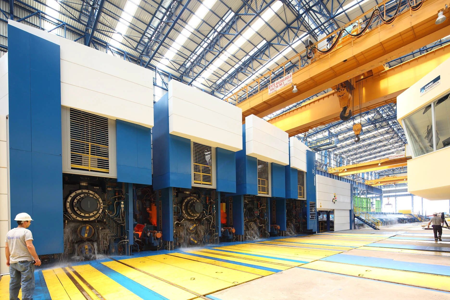 Danieli rolling mills with Temposonics position sensors